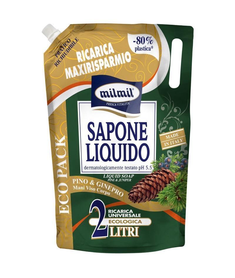 MIL MIL SAPONE LIQUIDO RICARICA DA 2 LITRI