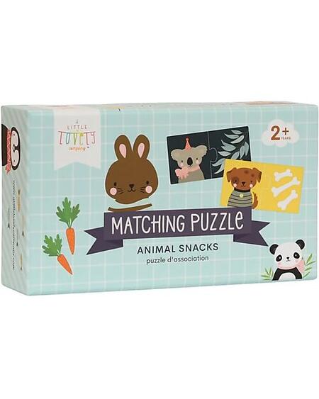 Puzzle Educativo Animal Snacks