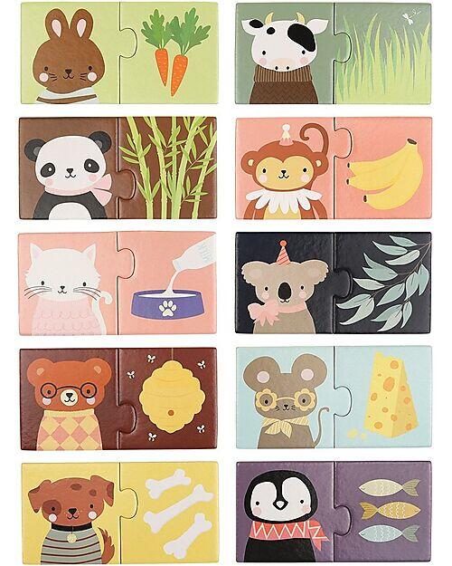Puzzle Educativo Animal Snacks