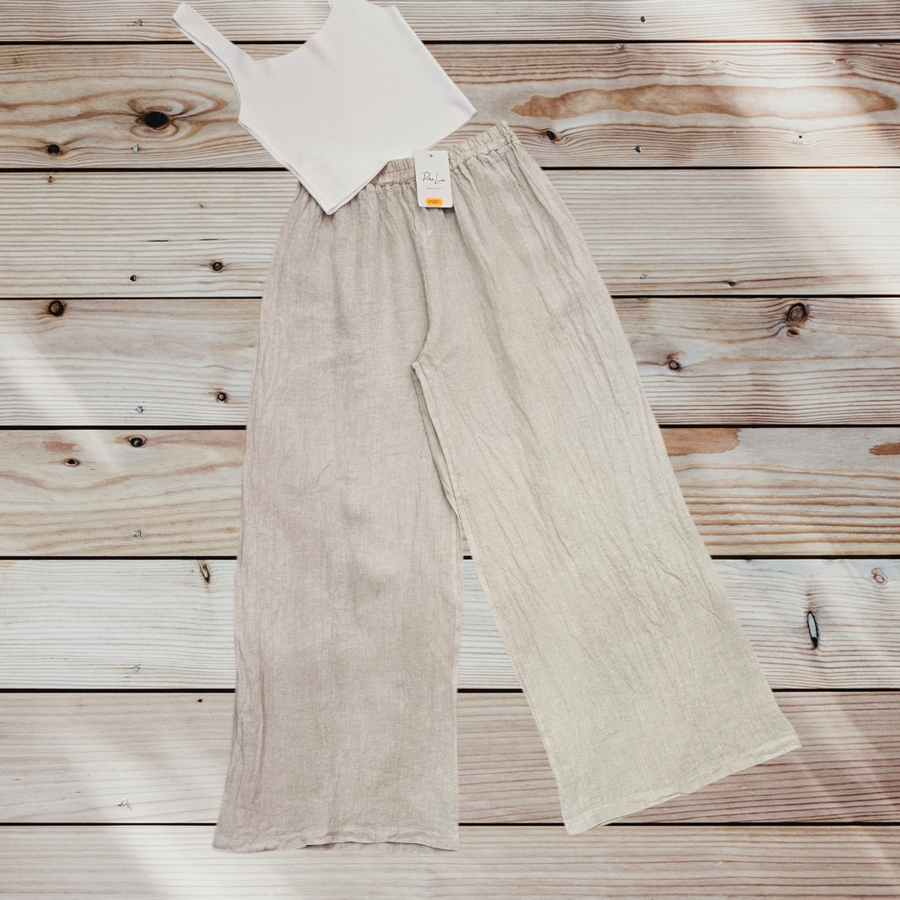 Pantalone Puro Lino