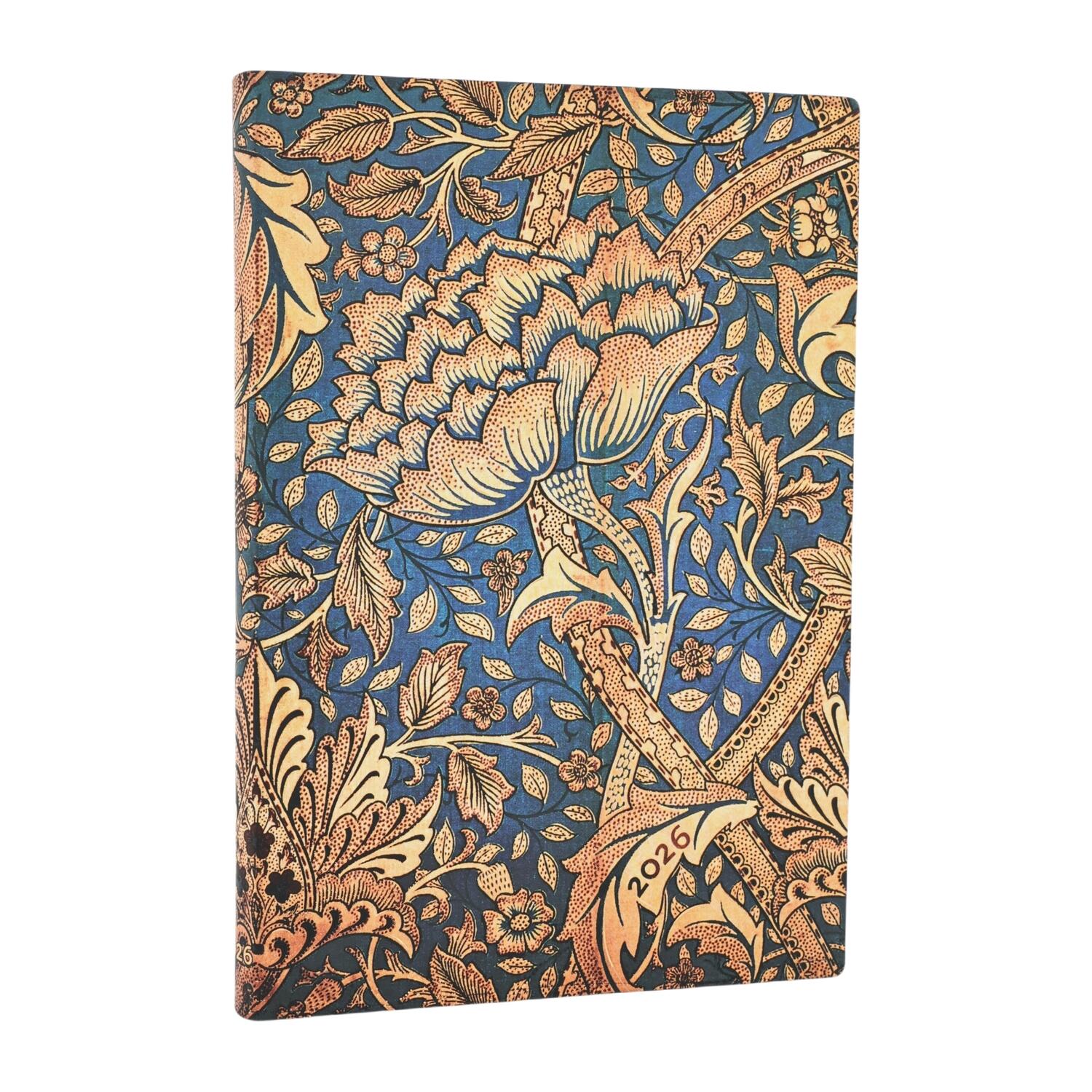 Agenda settimanale 2026 Paperblanks Morris Danza del Vento – Flexis Midi