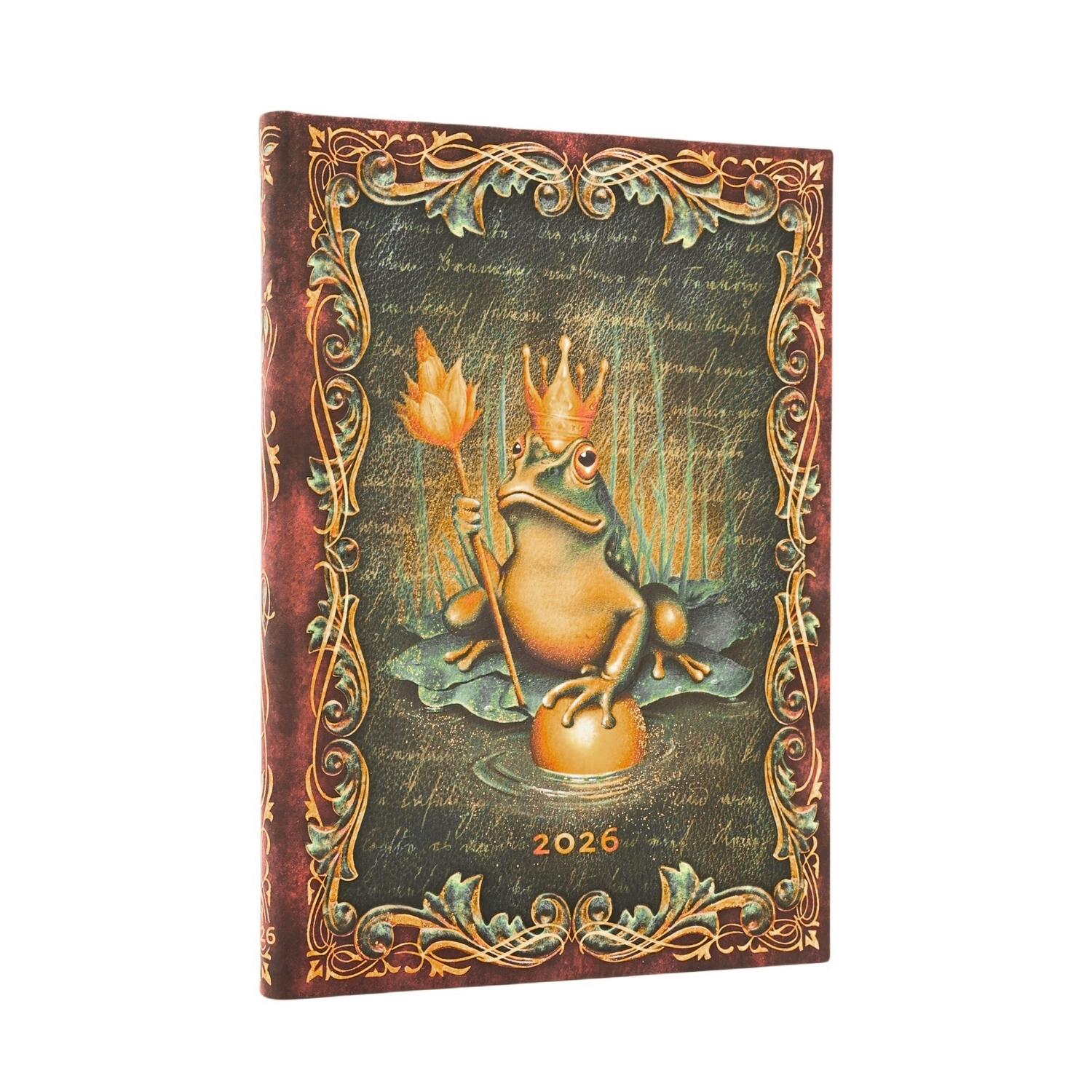 Agenda settimanale 2026 Paperblanks Il Principe Ranocchio (Collezione Fiabe) – Midi