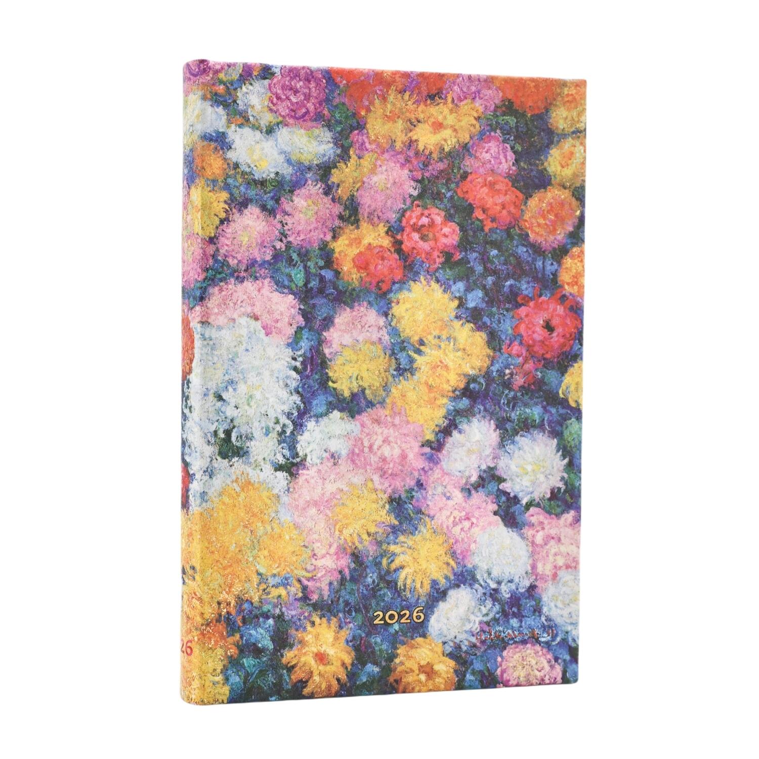 Agenda settimanale 2026 Paperblanks “I Crisantemi di Monet” – Mini