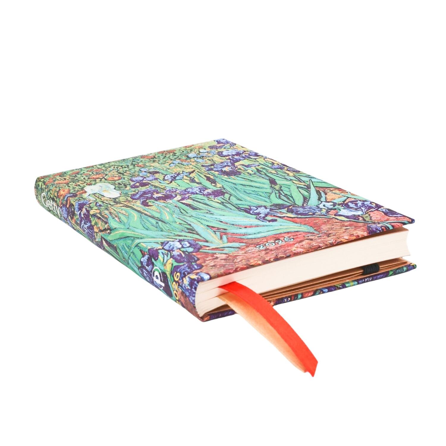 Agenda settimanale 2026 Paperblanks “Iris di Van Gogh” – Mini