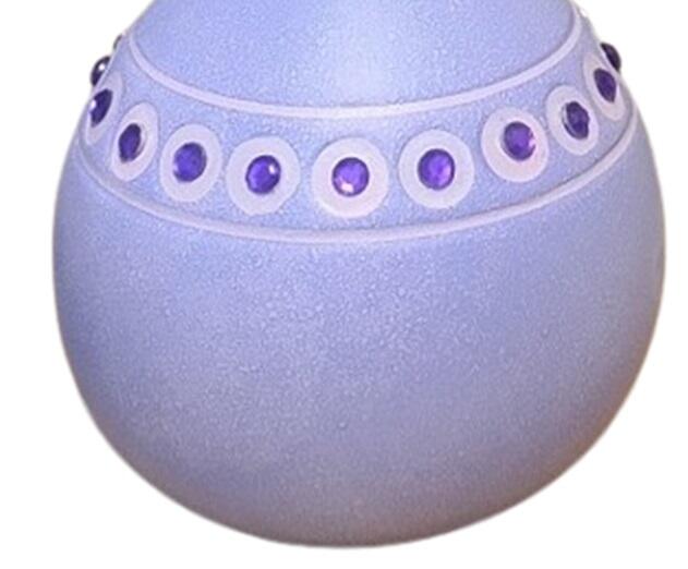 Vaso Bottiglia con Zirconi Lilla DH021004 – Finitura Satinata Made in Italy
