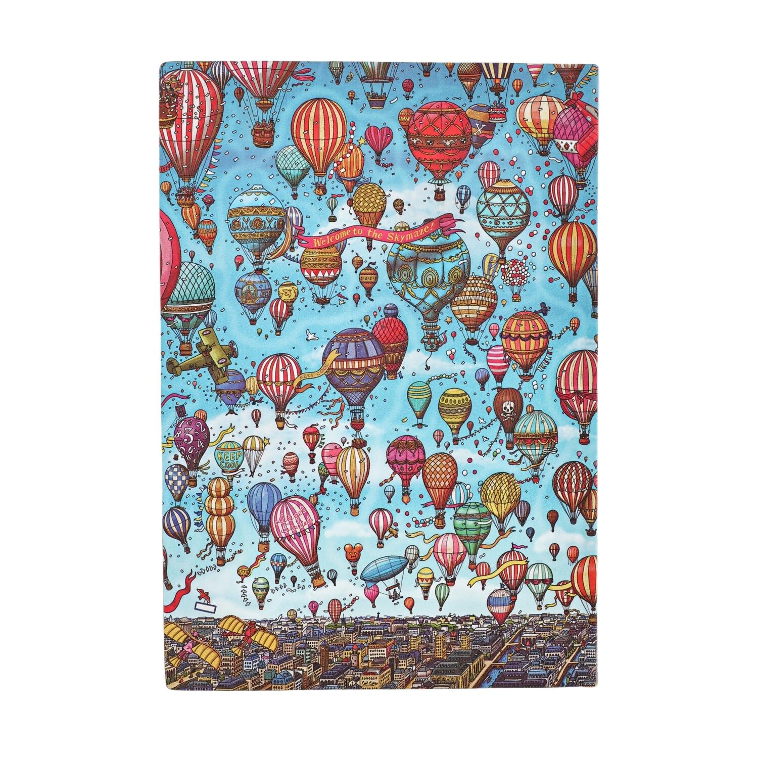 Agenda giornaliera 2026 Paperblanks Festival delle Mongolfiere – Pierre Detective – Midi Flexi