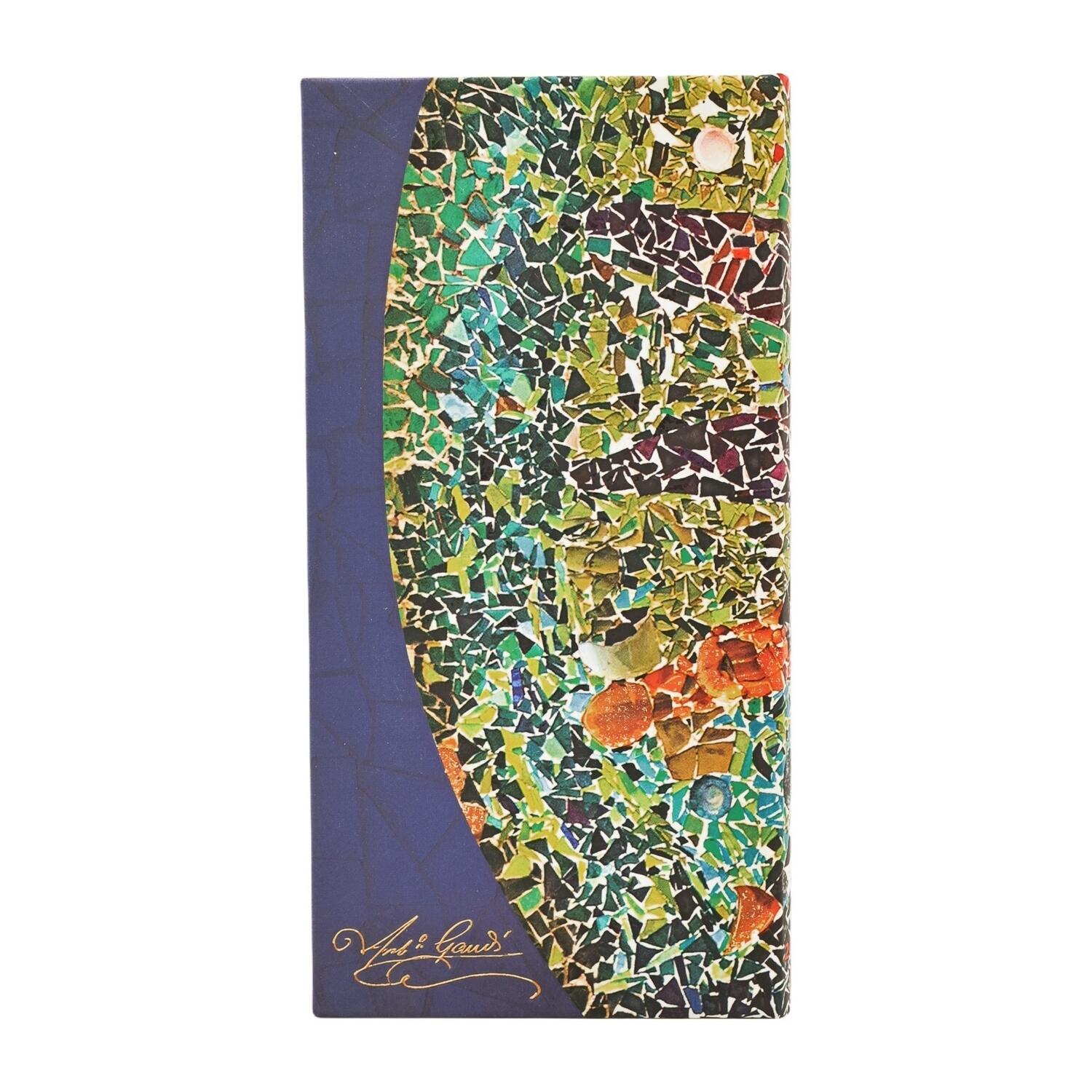 Agenda settimanale 2026 Paperblanks  "Il Sole, Gaudí" – Edizione Mosaici di Gaudí – Slanciato