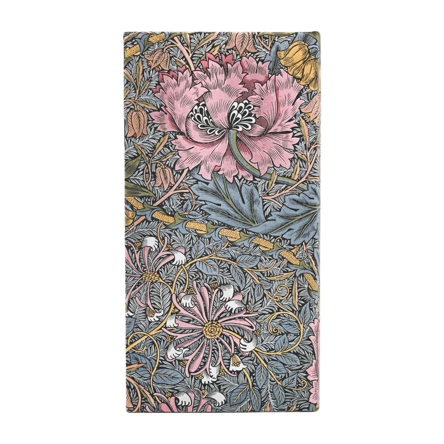 Agenda settimanale 2026 Paperblanks  Morris Caprifoglio Rosa – Slanciato