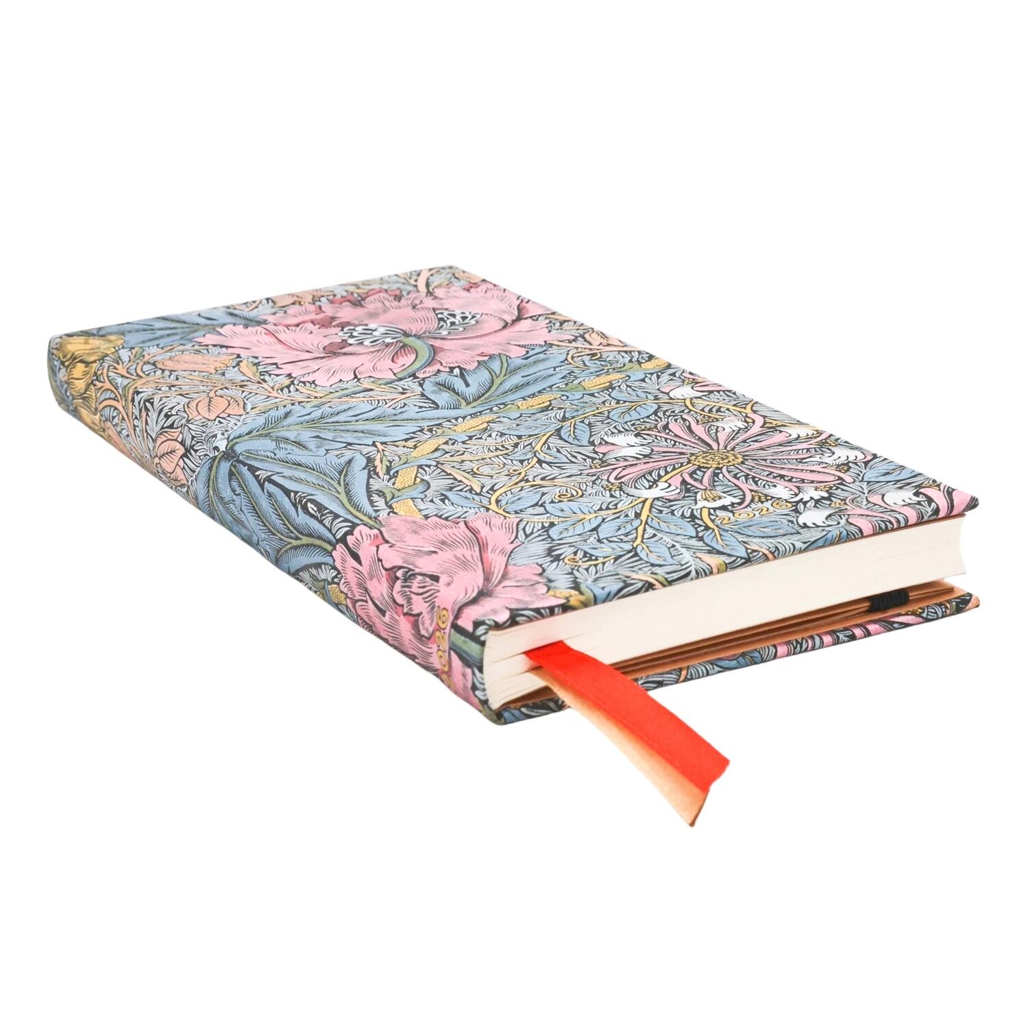 Agenda settimanale 2026 Paperblanks  Morris Caprifoglio Rosa – Slanciato