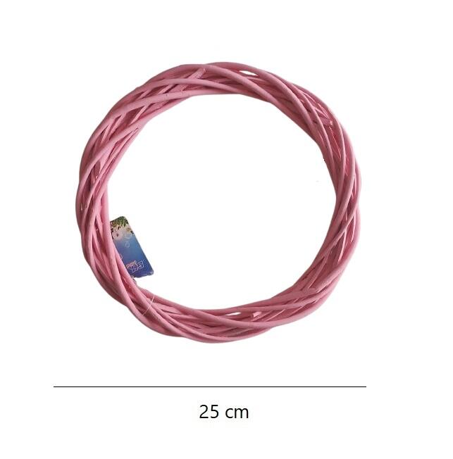 Set 5 Corone/Ghirlande in Ramo Naturale Rosa