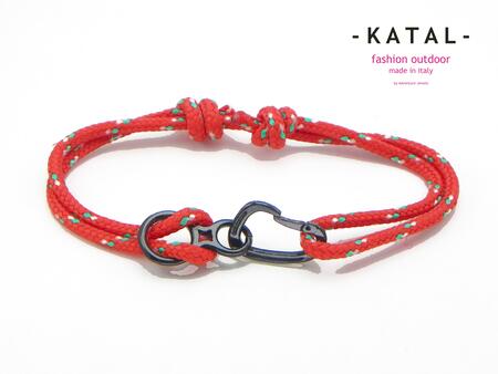 Bracciale Moschettone + discensore 8 Alpinismo Katal