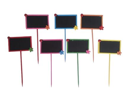 12 Lavagnette Segnaposto Colorate – Perfette per Feste, Eventi e Decorazioni Creative