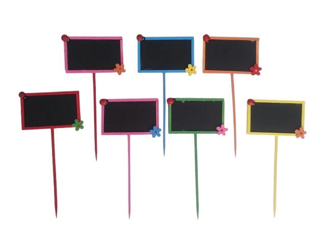 12 Lavagnette Segnaposto Colorate – Perfette per Feste, Eventi e Decorazioni Creative