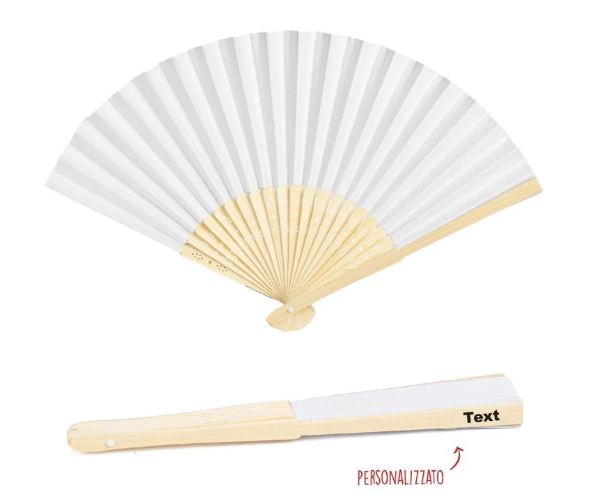 Ventagli con Incisione Personalizzata 