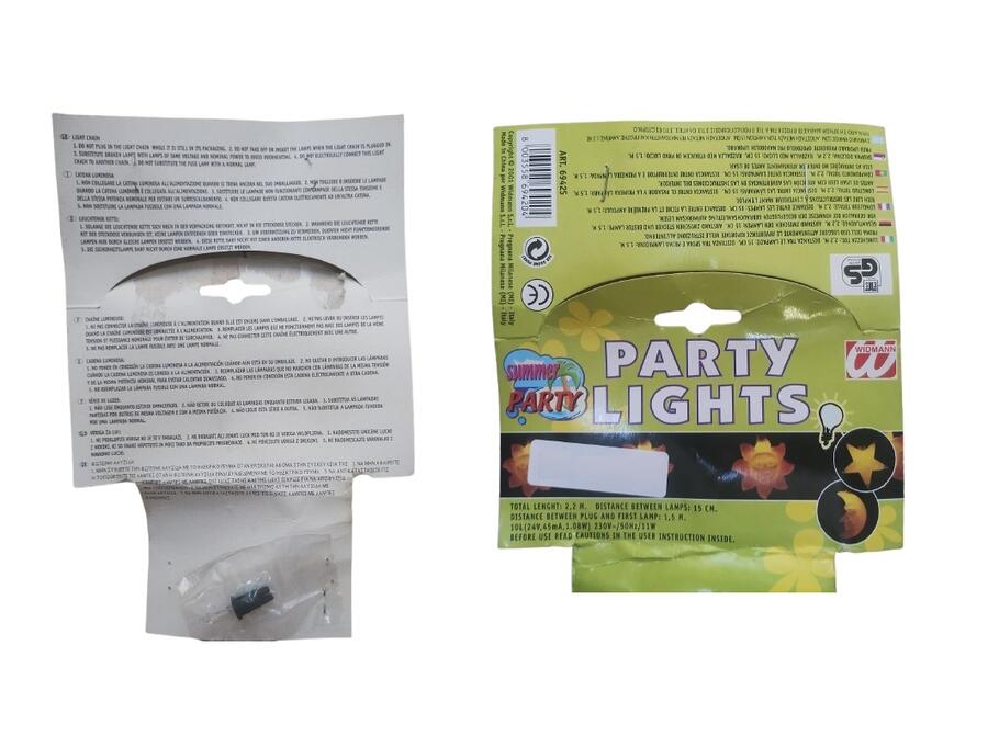 Catena Luminosa "Sole Giallo" – Party Lights 2,2 mt