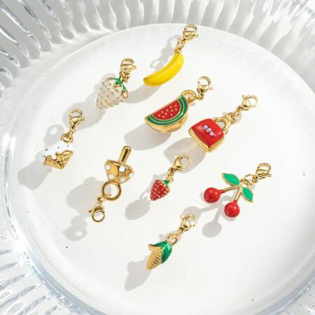 Charms Frutti Originali in Acciaio Inossidabile