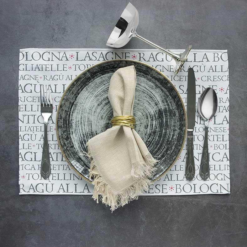 Bologna Food Lovers Textile Table Set