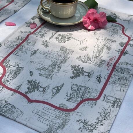 Bologna Vintage Style Textile Table Set