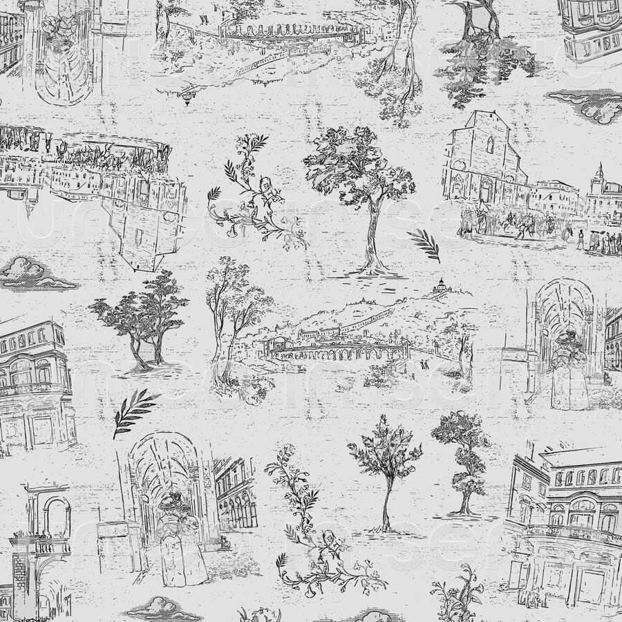 Bologna Vintage Style Table Runner