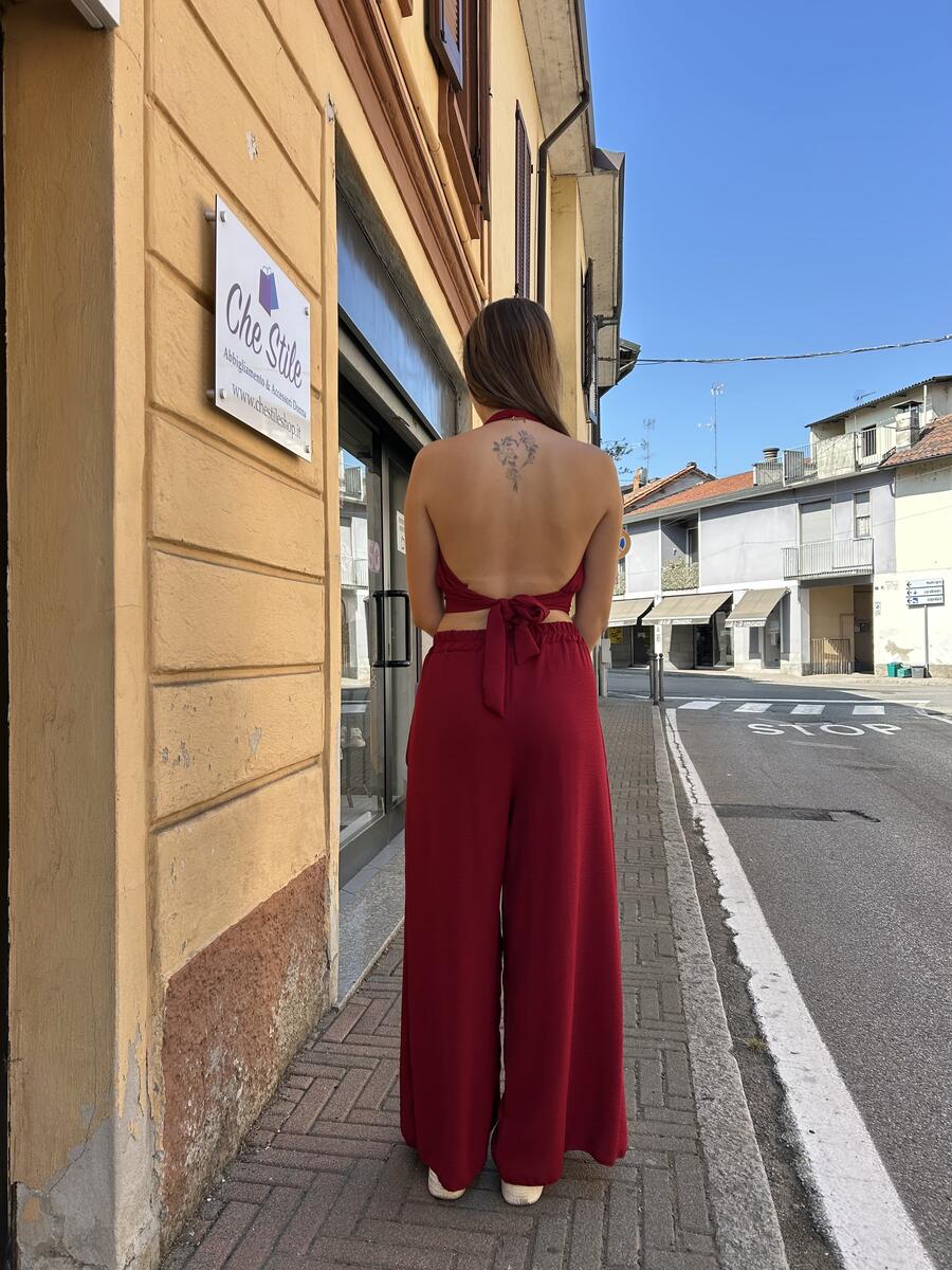 NOVITÀ Completo top & pantalone con spacchi