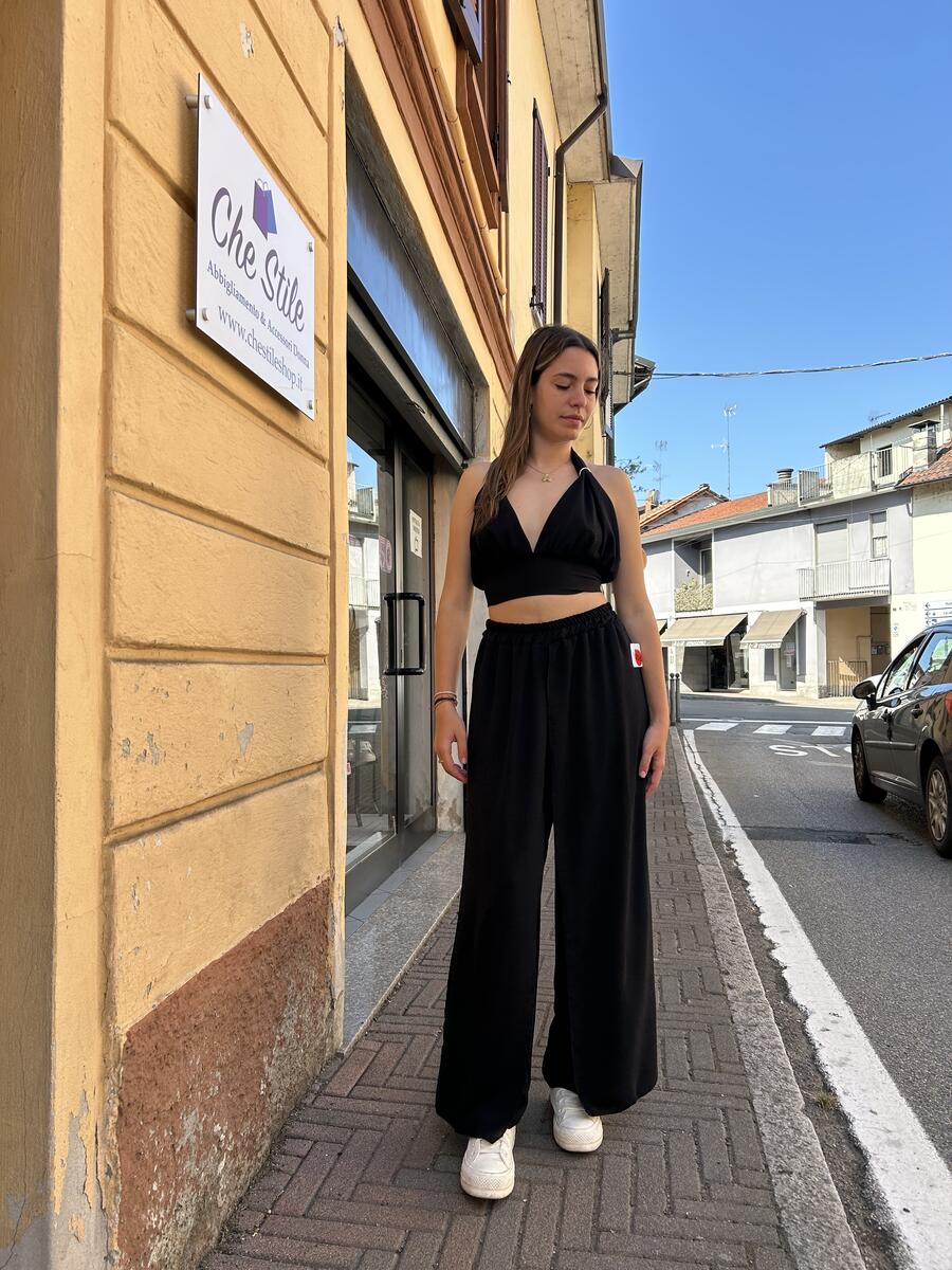 NOVITÀ Completo top & pantalone con spacchi