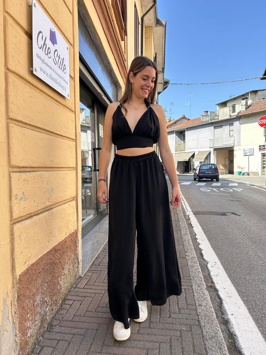 NOVITÀ Completo top & pantalone con spacchi