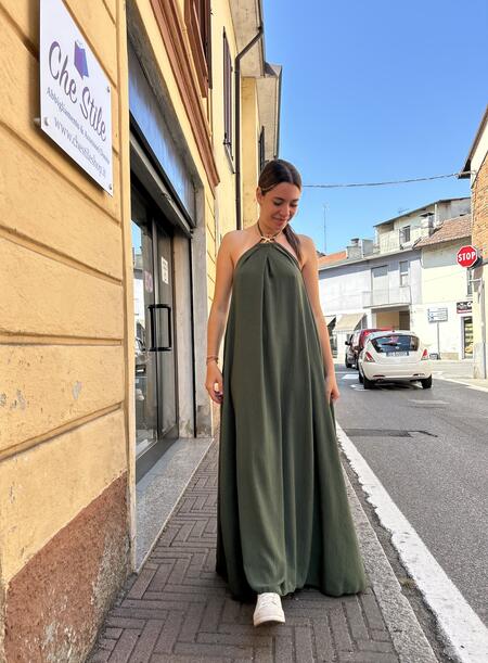 NOVITÀ Abito lungo ampio con stella marina