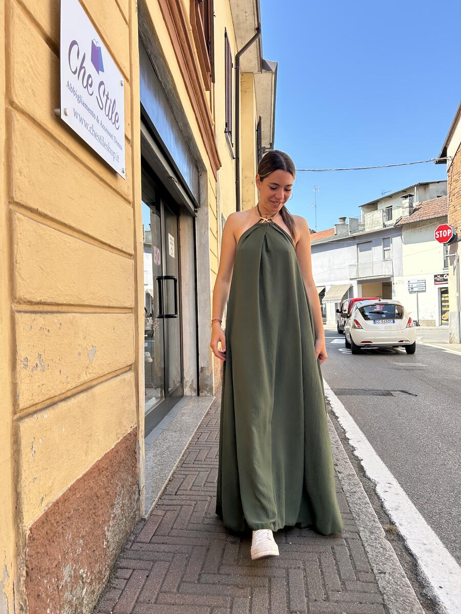 NOVITÀ Abito lungo ampio con stella marina