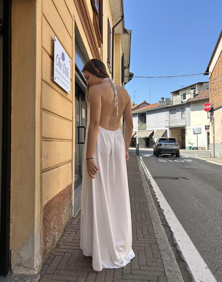 NOVITÀ Abito lungo ampio con stella marina