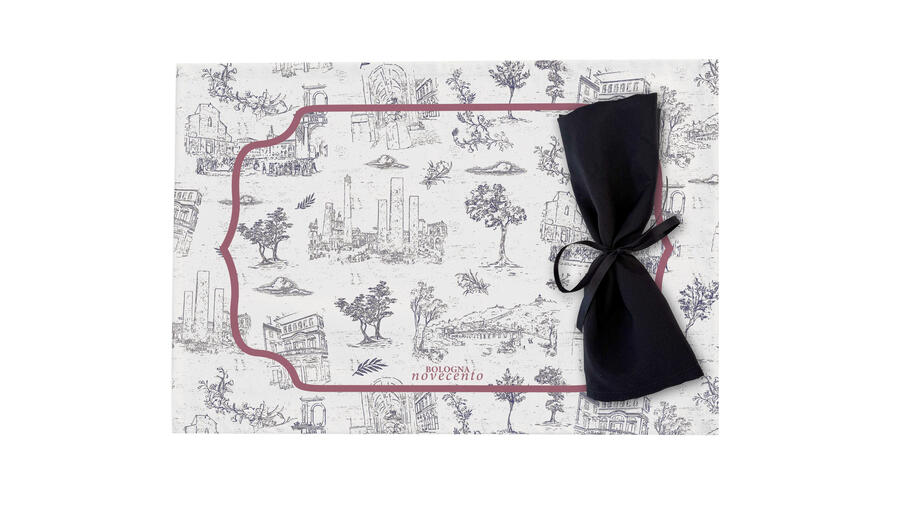 Bologna Vintage Style Textile Table Set
