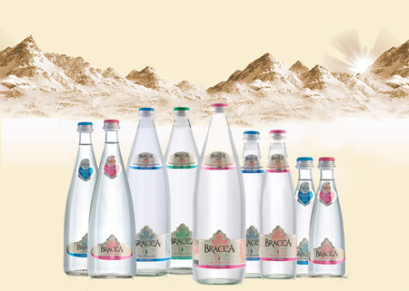 Acqua BRACCA naturale, leggermente frizzante o frizzante lt 1x12