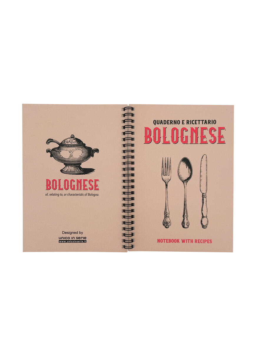 Bolognese Notebook and Recipe Book