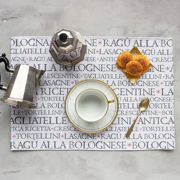 Bologna Food Lovers Textile Table Set