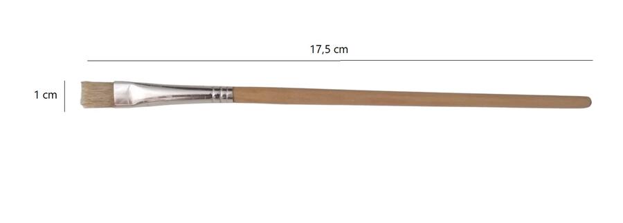 Set 24 Pennelli Professionali con Setole Sintetiche e Manico in Legno 