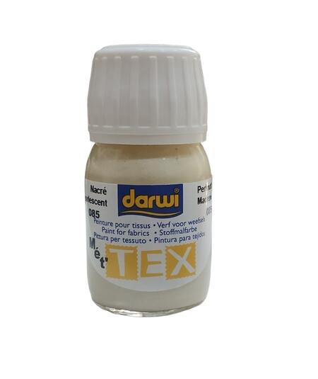 Colore per Tessuti Perlato Darwi Tex 30 ml – Pittura Permanenti per Stoffa, Lavabile e Brillante
