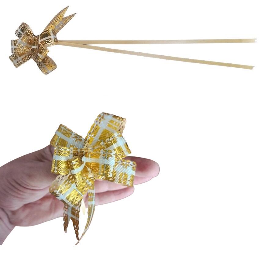 120 Fiocchettini Pull Flower Ribbon – Nastrini Automatici Decorativi Assortiti per Confezioni Regalo e Feste