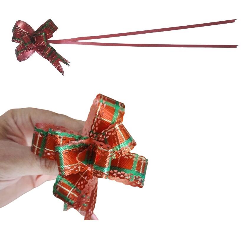 120 Fiocchettini Pull Flower Ribbon – Nastrini Automatici Decorativi Assortiti per Confezioni Regalo e Feste