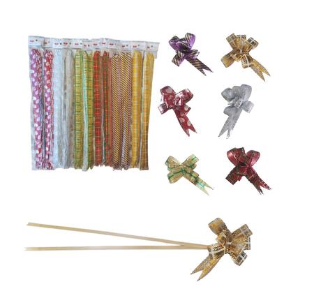 120 Fiocchettini Pull Flower Ribbon – Nastrini Automatici Decorativi Assortiti per Confezioni Regalo e Feste