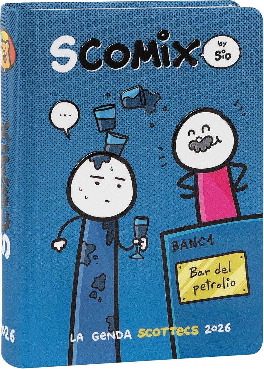 COMIX Scottecs by Sio - Agenda Scolastica 16 Mesi PETROLIO