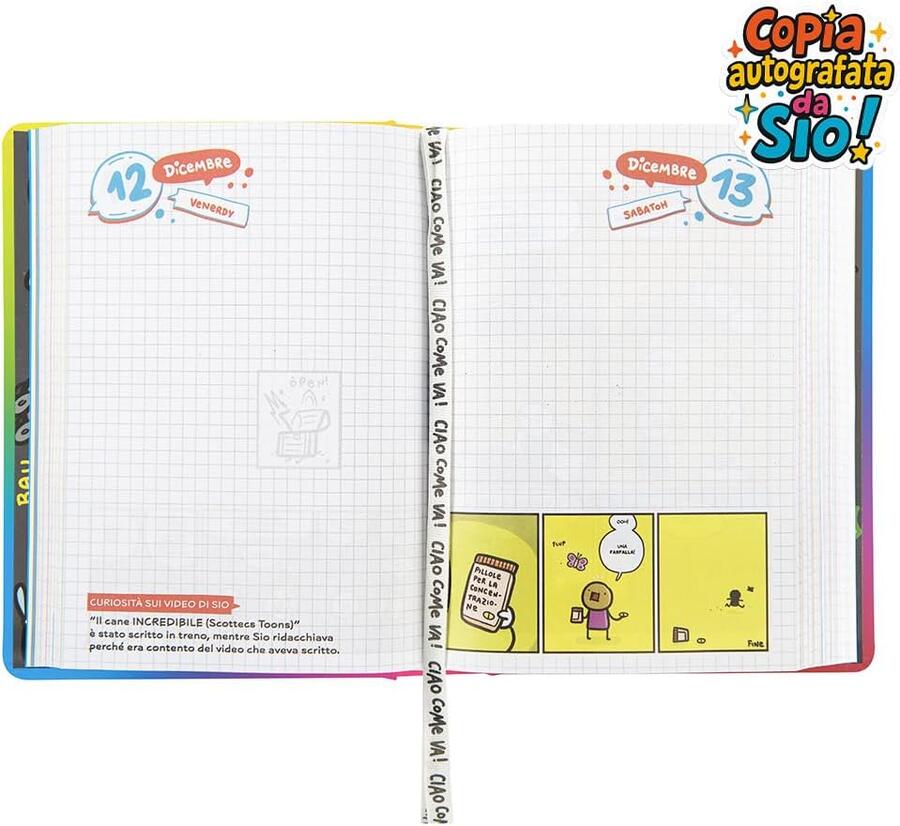 COMIX Scottecs by Sio - Agenda Scolastica 16 Mesi PETROLIO