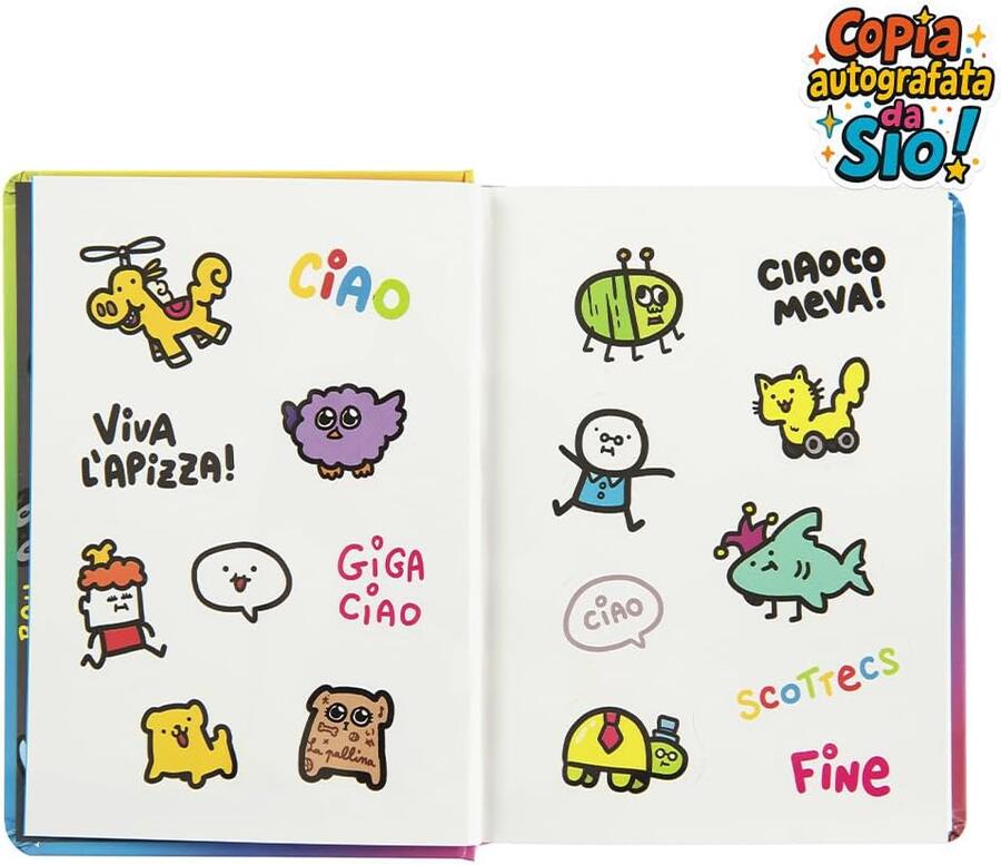 COMIX Scottecs by Sio - Agenda Scolastica 16 Mesi BLACK