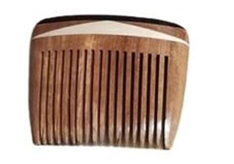 Set 2 fermacapelli Etnico in Legno Intagliato – Stile Bohemien e Artigianale 