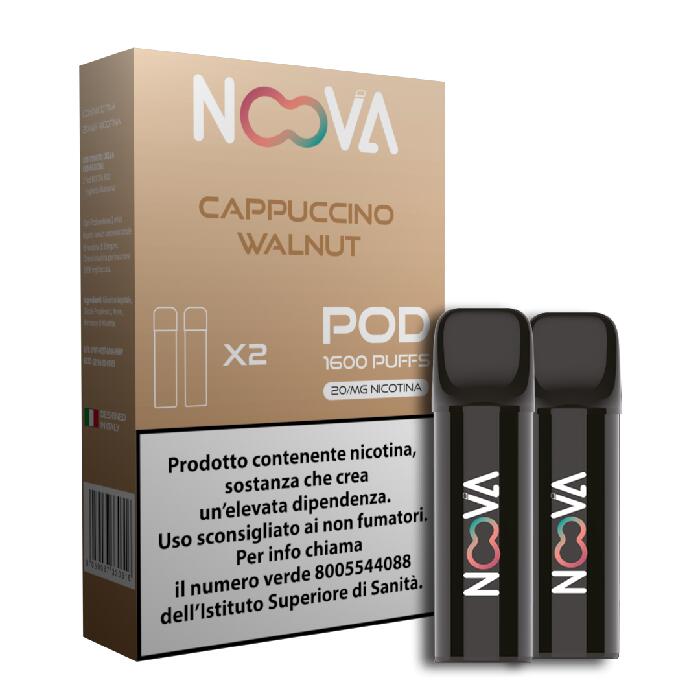 NOOVA POD - CAPPUCCINO WALNUT  - 5 x 2 pz