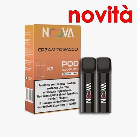 NOOVA POD - CREAM TOBACCO - 5 x 2 pz