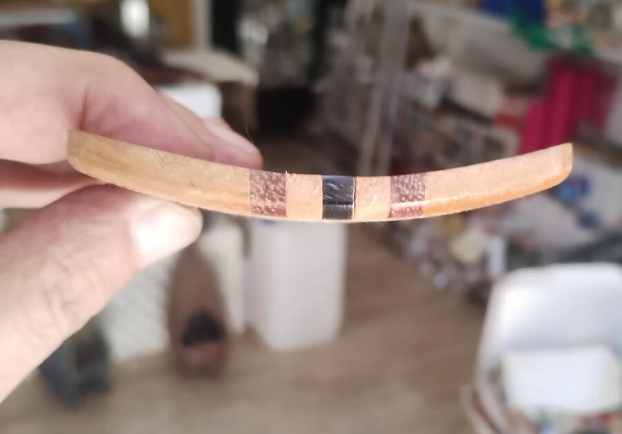 Set 2 fermacapelli Etnico in Legno Intagliato – Stile Bohemien e Artigianale 