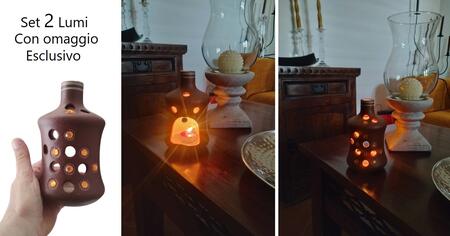 Set 2 Lumi  Elegance – Terracotta con Zirconi