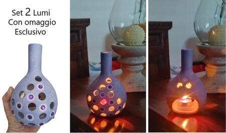 Lume Elegance – Ceramica lilla con Zirconi