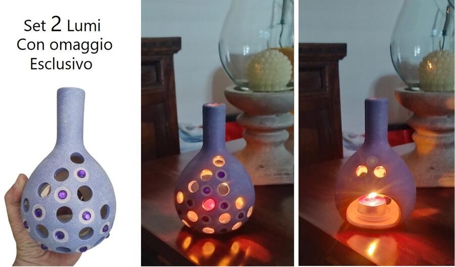 Lume Elegance – Ceramica lilla con Zirconi