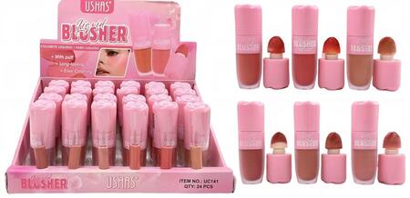 USHAS LIQUID BLUSHER
 [Confezione da 24 pezzi]