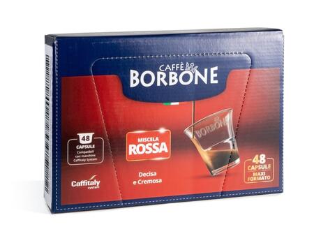  capsule compatibili caffitaly borbone red 48pz.